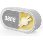 Forever Light Alarm clock with LED Bunny night light PURE FNL-05 INGRID white long