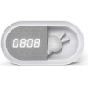Forever Light Alarm clock with LED Bunny night light PURE FNL-05 INGRID white long