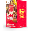 Forever Light Christmas glass Lantern FCL-10 red-gold L