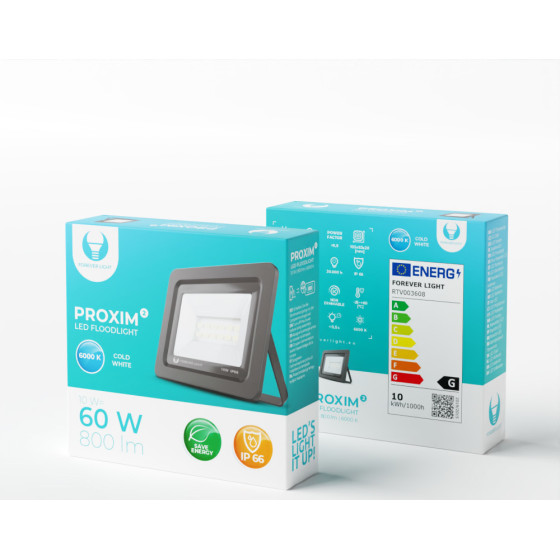 Forever Light Floodlight LED PROXIM II 10W |6000K| IP66