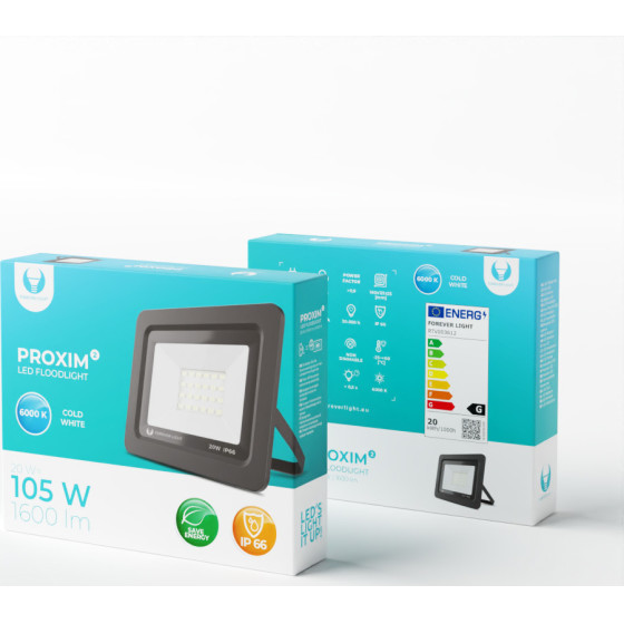 Forever Light Floodlight LED PROXIM II 20W |6000K| IP66