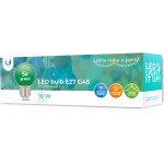 Forever Light LED Bulb E27 G45 2W 230V green 5pcs