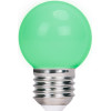 Forever Light LED Bulb E27 G45 2W 230V green 5pcs