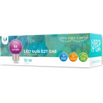 Forever Light LED Bulb E27 G45 2W 230v purple 5pcs