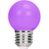 Forever Light LED Bulb E27 G45 2W 230v purple 5pcs