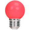 Forever Light LED Bulb E27 G45 2W 230v red 5pcs