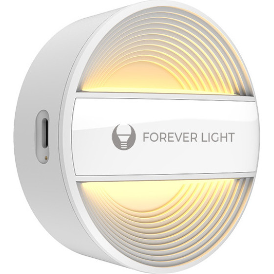 Forever Light LED Night Lamp round PURE FLC-20 ALMA PIR white 500mAh
