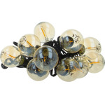 Forever Light LED Solar Garland SUNARI FLS-125 5,5m + 10 bulbs gold G40 IP44