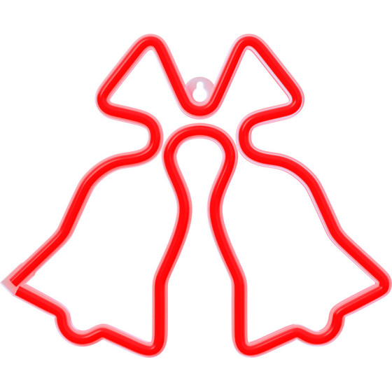 Forever Light Neon LED CHRISTMAS BELLS red FLNE17