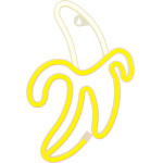 Forever Light Neon LED Light BANANA white yellow Bat + USB FLNE10