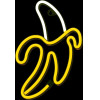 Forever Light Neon LED Light BANANA white yellow Bat + USB FLNE10
