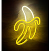 Forever Light Neon LED Light BANANA white yellow Bat + USB FLNE10