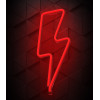 Forever Light Neon LED Light BOLT red Bat + USB FLNE06