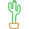 Forever Light Neon LED Light CACTUS orange green Bat + USB FLNE02