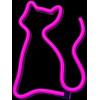 Forever Light Neon LED Light CAT pink Bat + USB FLNE04