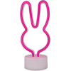 Forever Light Neon LED on stand RABBIT pink USB-C FSC-10