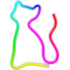 Forever Light Neon LED RGB CAT FLRN03 + RC