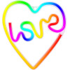 Forever Light Neon LED RGB LOVE IN HEART FLRN02 + RC