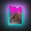 Forever Light Neon MIRROR LED LOVE YOURSELF turquoise pink FMNE01
