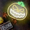 Forever Light Neon PLEXI LED ANGRY PUMPKIN yellow white FPNE14
