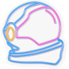 Forever Light Neon PLEXI LED ASTRONAUT multicolor FPNE22