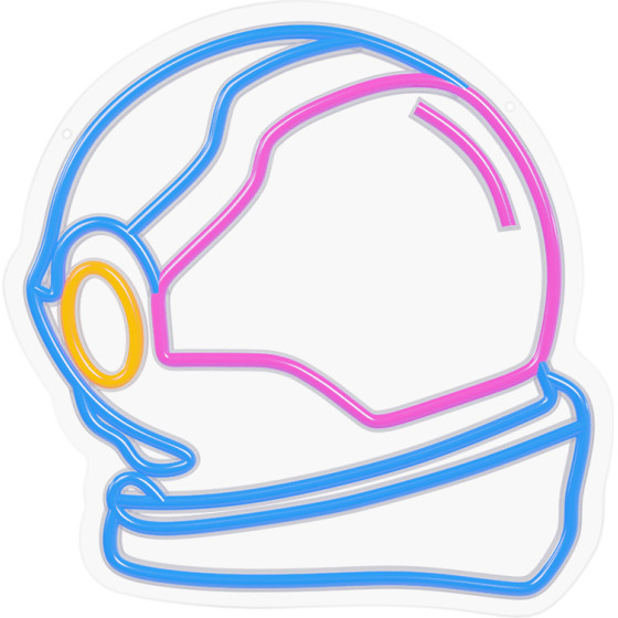 Forever Light Neon PLEXI LED ASTRONAUT multicolor FPNE22