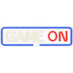 Forever Light Neon PLEXI LED GAME ON multicolor FPNE23