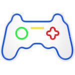 Forever Light Neon PLEXI LED GAMEPAD multicolor FPNE03X