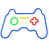 Forever Light Neon PLEXI LED GAMEPAD multicolor FPNE03X