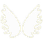 Forever Light Neon PLEXI LED WINGS white FPNE09X