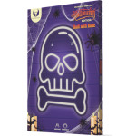 Forever Light Neon PLEXI LED SKULL WITH BONE white FPNE18