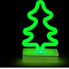 Forever Light Neon Wood Stand LED TREE green FLNW03
