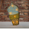 Forever Light RETRO Metal Sign LED Ice Cream