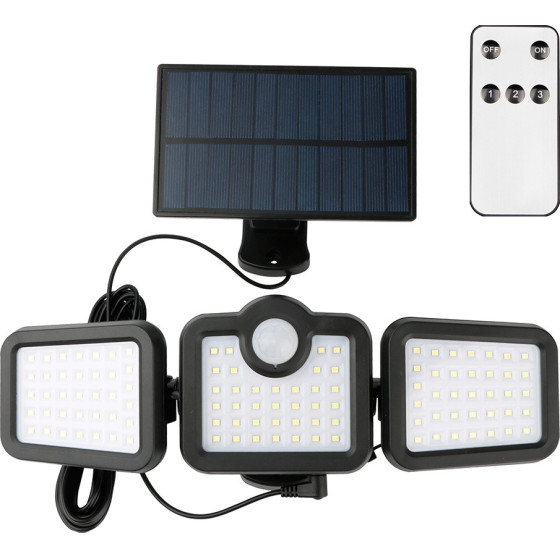 Forever Light Solar LED Lamp SUNARI FLS-04 108*SMD PIR 10W 800lm 6000K 2400mAh Li-Ion