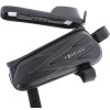 Forever Outdoor Waterproof bike frame bag with shell sides and phone holder black