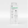 Forever Recycling cable 3w1 1,5m 2,4A USB-A -USB-C+ microUSB + Lightning KR3W1-00 white