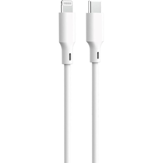 Forever Recycling cable USB-C - Lightning 1,5m 3A KR12-CL-00 white
