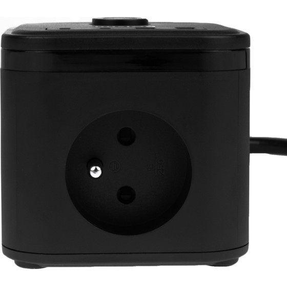 Huslog Cube Extension Cord with USB