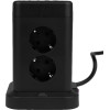 Huslog Vertical Extension Cord with USB
