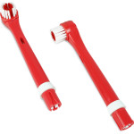 Psi Patrol Set of 2 electric toothbrush heads Marshall - red
