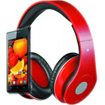 Rebeltec wired headphones AUDIOFEEL2 red