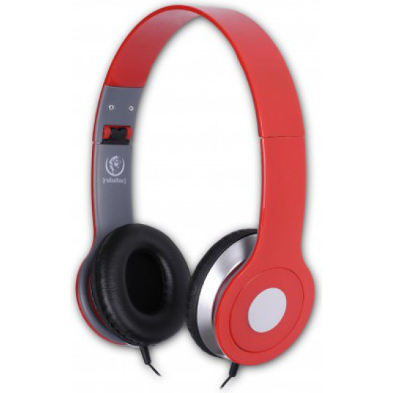 Rebeltec wired headphones City red