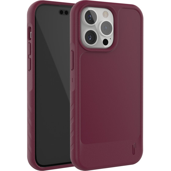 Ugly Rubber L case for iPhone 15 Pro Max 6,7'' burgundy