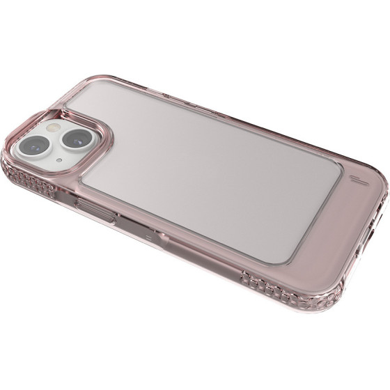 Ugly Rubber UMODEL case for iPhone 15 6,1'' clear pink