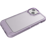 Ugly Rubber UMODEL case for iPhone 15 6,1'' clear purple