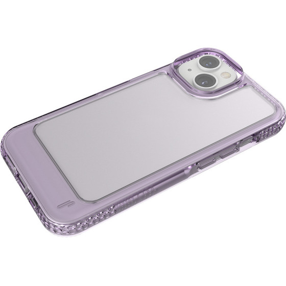 Ugly Rubber UMODEL case for iPhone 15 6,1'' clear purple