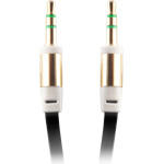 TFO Audio cable jack 3,5mm - jack 3,5mm 1,0 m black bulk