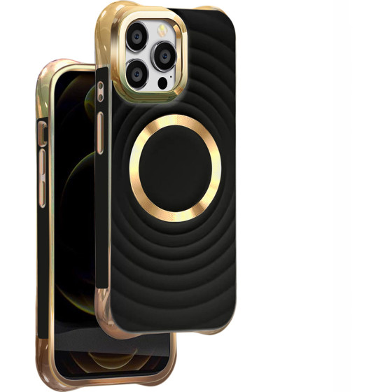 TFO Circle Glam Mag case for iPhone 15 6,1'' black