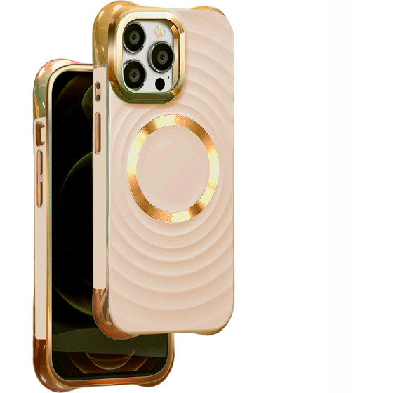 TFO Circle Glam Mag case for iPhone 16 Plus 6,7'' pink