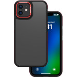 TFO Crystal Black case for iPhone 12 / 12 Pro 6,1'' red